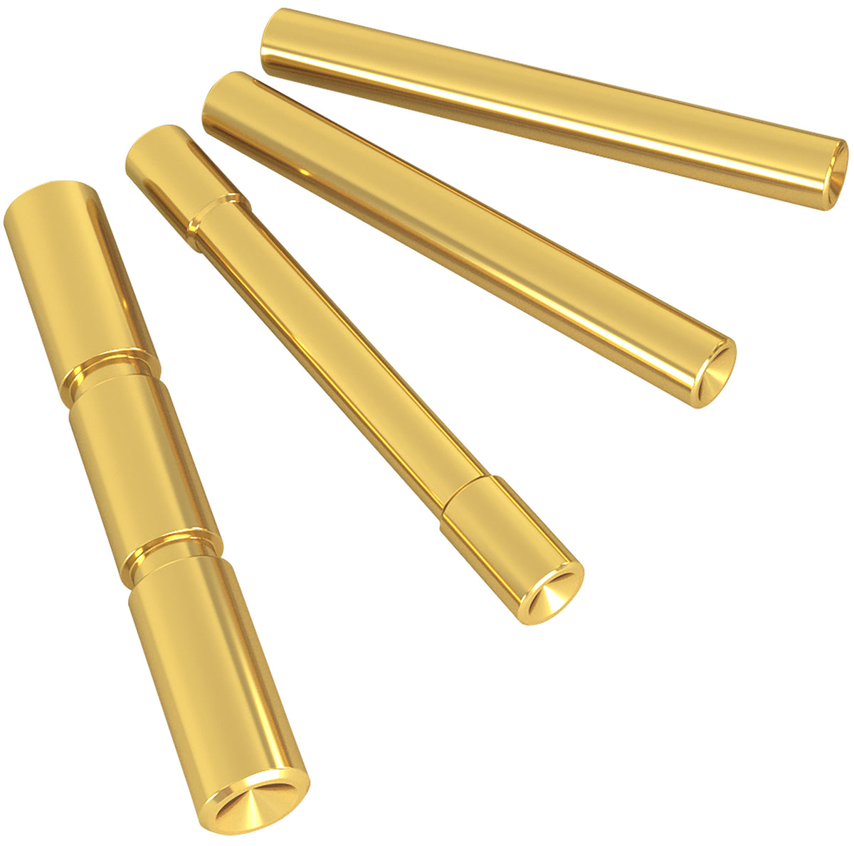 Cross Armory CRG4PSGD Dimpled 4-Pin Set for Glock Gen4, Gold 4140 Steel