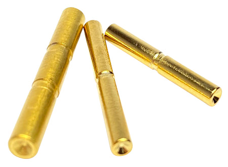 Cross Armory 3-Pin Dimpled Set for Glock 17/19/26/34 Gen5 - Gold Steel