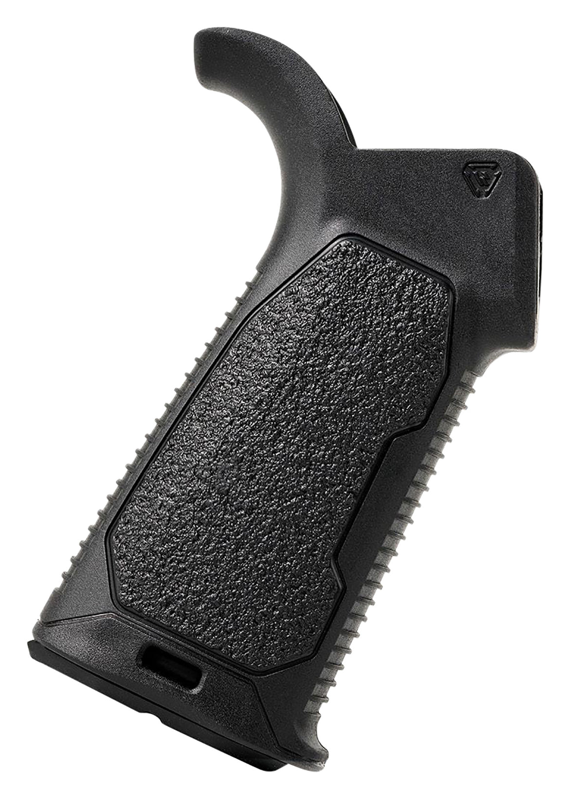 Strike Industries AR Overmolded Enhanced Pistol Grip 25 Degrees Black Rubber