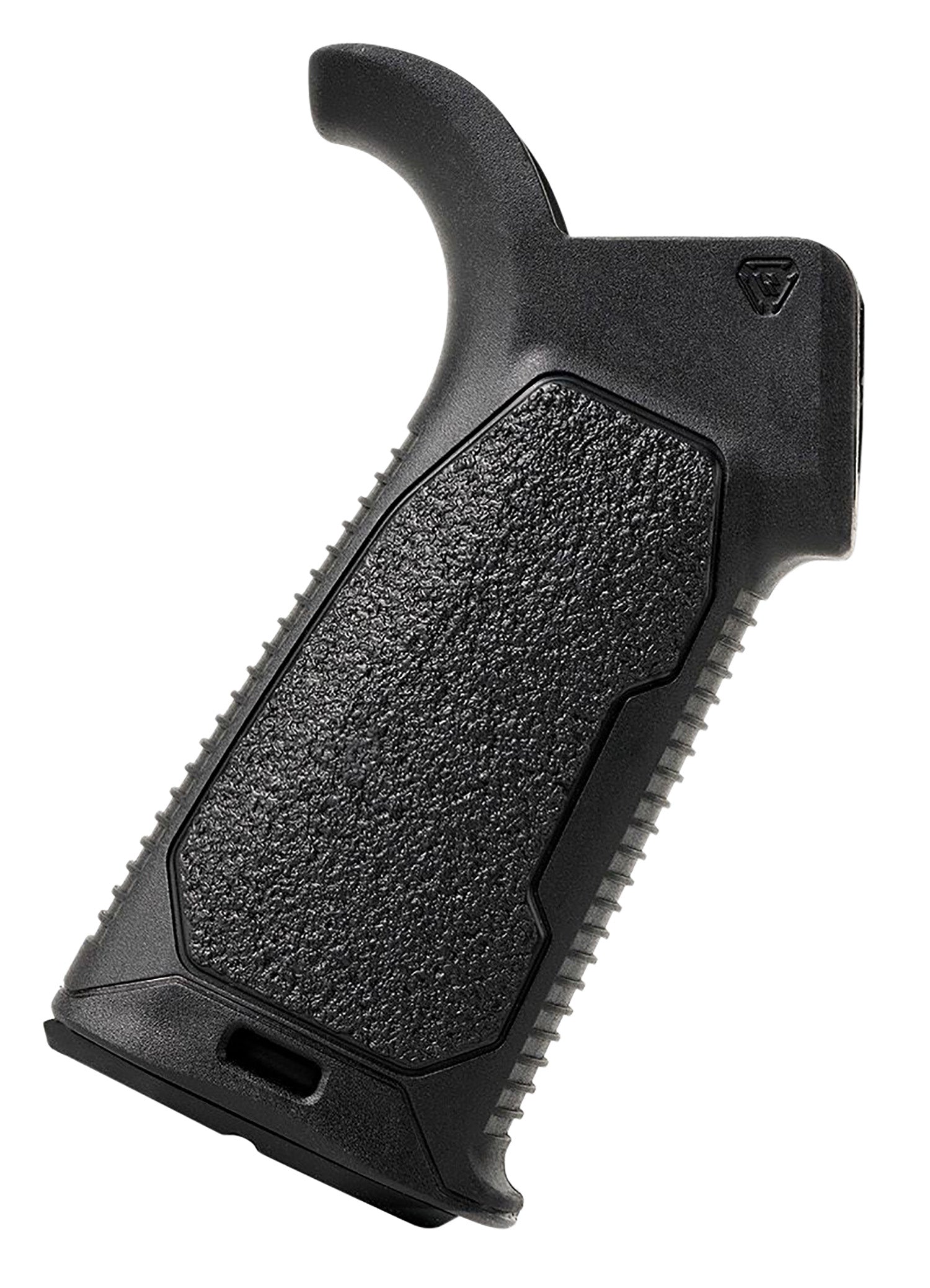 Strike Industries AR Overmolded Enhanced Pistol Grip 25 Degrees Black Rubber