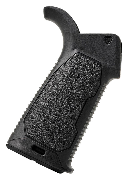 Strike Industries AR Overmolded Enhanced Pistol Grip 25 Degrees Black Rubber