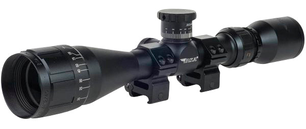 BSA Sweet 223 AO Rifle Scope 4-12x40mm Matte Black 1" Tube 30/30 Reticle with Weaver Rings