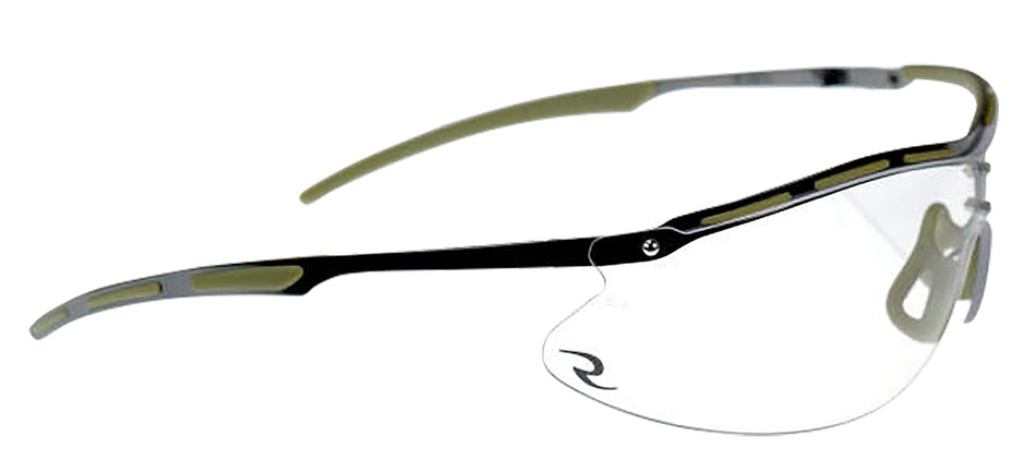 Radians Bravo CSB1011CS Ballistic Shooting Glasses Clear Lens Black Frame Adult
