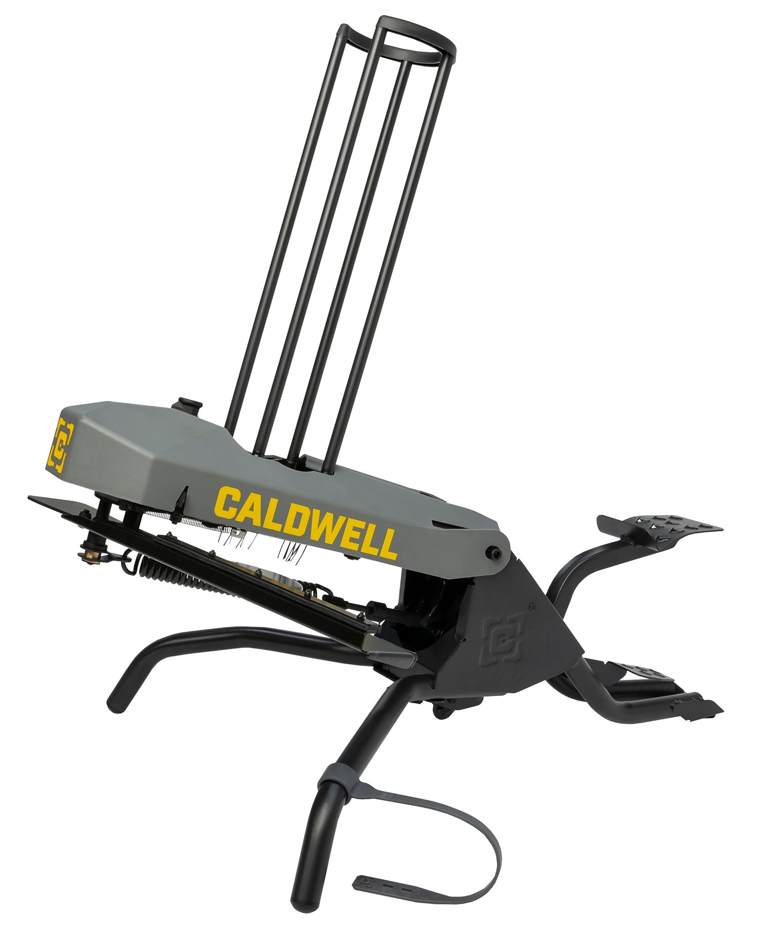 Caldwell 1122187 Claymore Manual Clay Thrower Foot Pedal Operated 50-70 Yard Range Gray