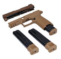 Sig Sauer X-Change Kit M18 9mm Luger P320 Coyote Tan 17/21rd Magazines