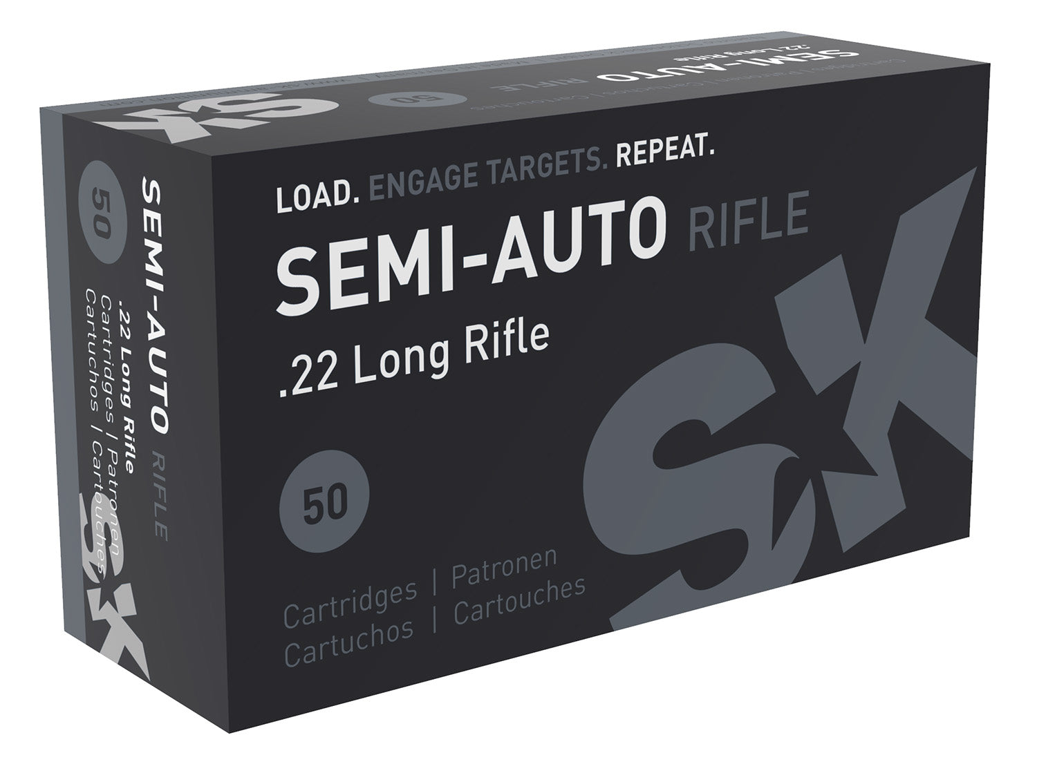 SK Semi-Auto Rifle .22 Long Rifle 40 gr Solid ammo