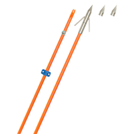 Fin Finder Raider Pro Bowfishing Arrow Orange Big Head Pro Point