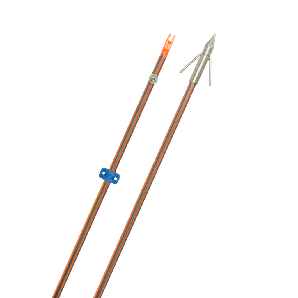 Fin Finder Hydro Carbon IL Bowfishing Arrow Big Head Point