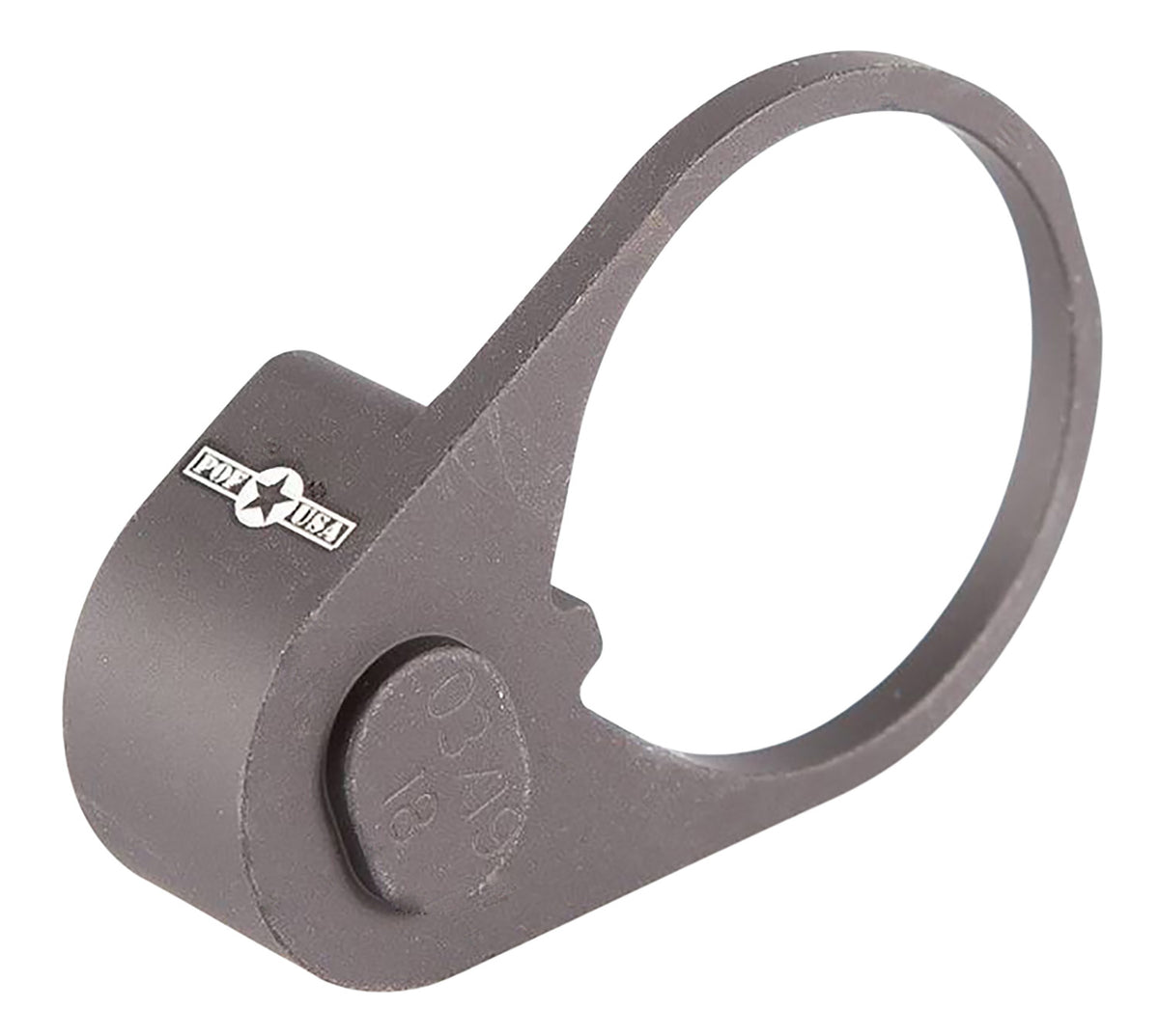 Patriot Ordnance Factory 01606 Revolution Low-Profile QD End Plate Sling Mount Black Aluminum