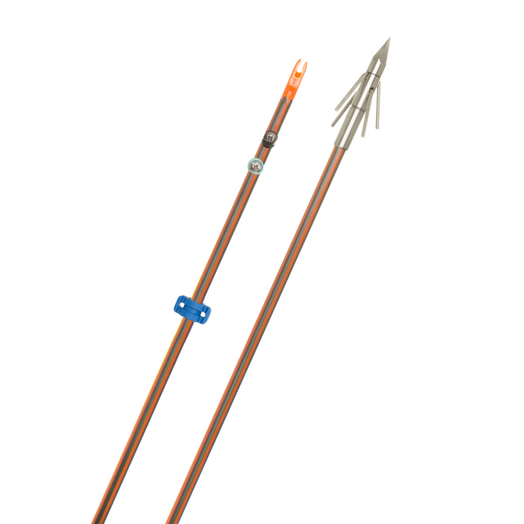 Fin Finder Hydro Carbon IL Bowfishing Arrow Big Head Xtreme Point