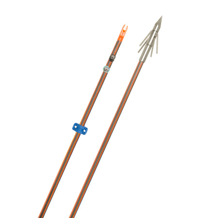Fin Finder Hydro Carbon IL Bowfishing Arrow Big Head Xtreme Point