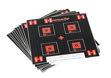 Hornady 9963 Lock-N-Load Target Grid Hanging Paper Black Red White 10-Pack