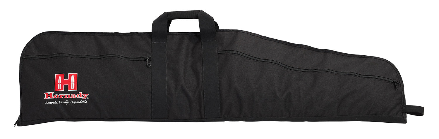 Hornady 99120 Soft Rifle Case 48" Black Nylon Cordura Two Exterior Pockets