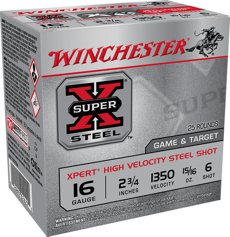 Winchester Xpert Game & Target HIgh Velocity 16 Gauge 2.75 in / 2.75 in #6 15/16 oz