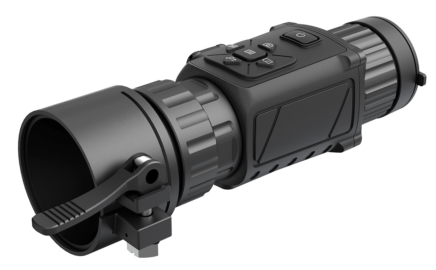 AGM Global Vision Rattler TC35-384 Thermal Clip-On Monocular Black Anodized 1x 35mm 384x288 Digital 2x/4x/8x Zoom