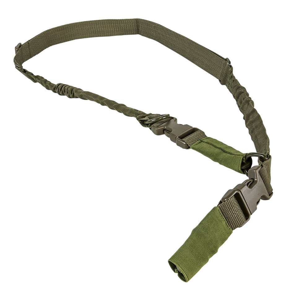 NcStar VISM Green Nylon Adjustable Bungee Sling 55"-72" OAL Convertible Two/Single Point