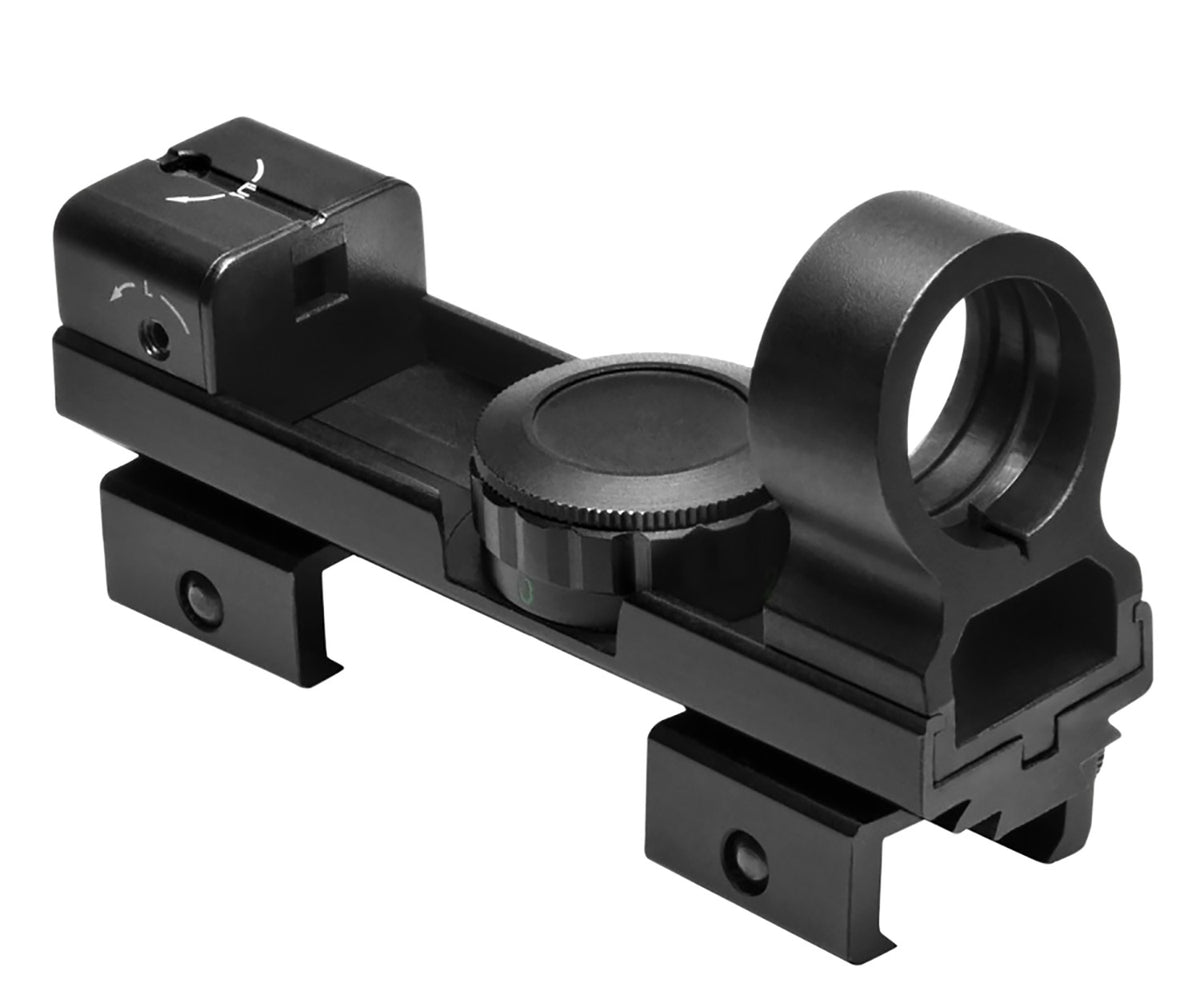 NcStar DAB Red Green Dot Reflex Optic Black Anodized 1x 25mm Dual Illumination