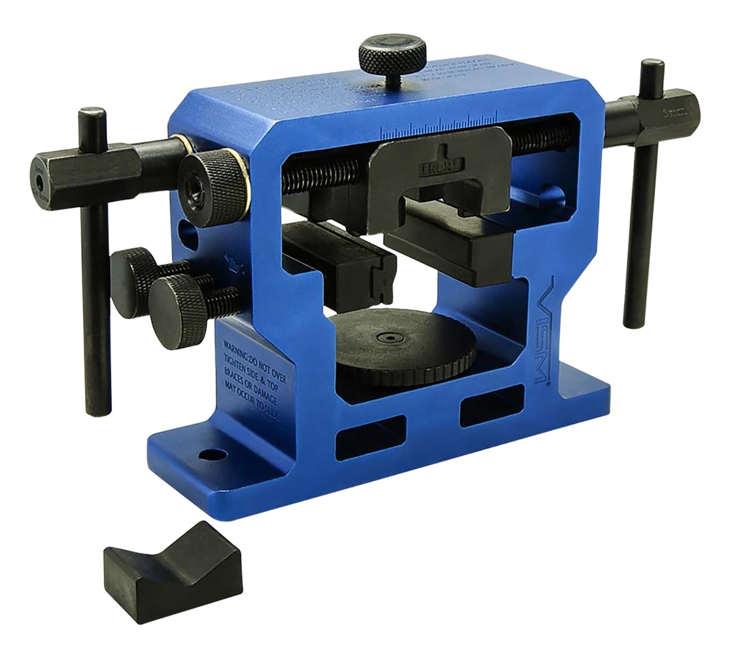 NcStar VTUFNR VISM Universal Pistol Front & Rear Sight Pusher Tool Steel Blue