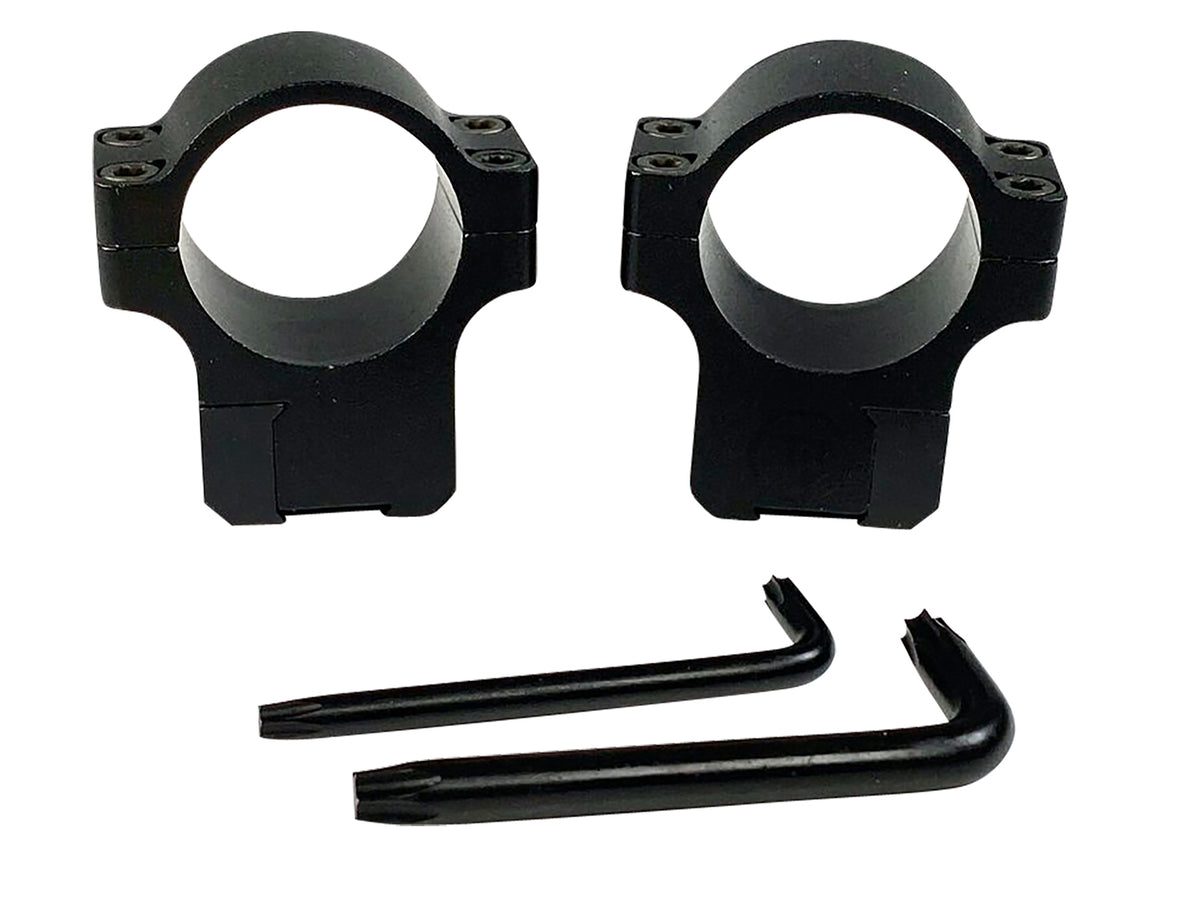 CZ-USA 40086 CZ 457/455 Scope Rings 1" Medium Matte Black