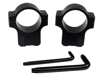 CZ-USA 40086 CZ 457/455 Scope Rings 1" Medium Matte Black