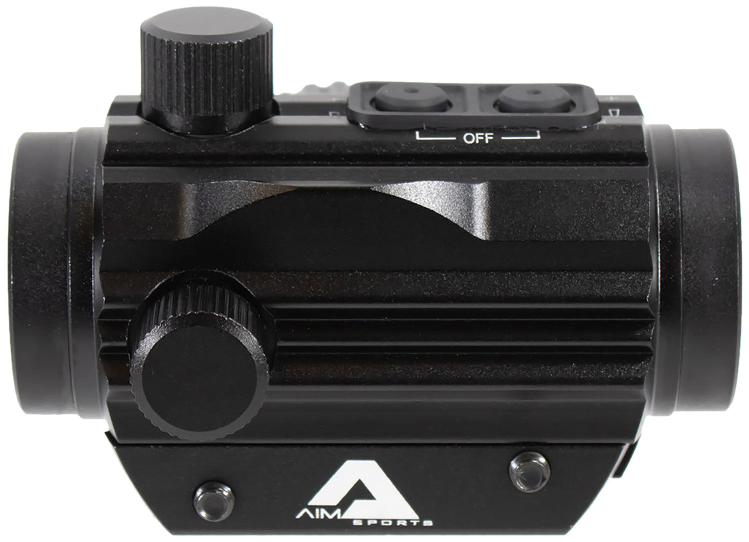 Aim Sports RD120PE Micro Dot Sight 5 MOA Black Anodized 1x20mm Red/Green Dual Illuminated