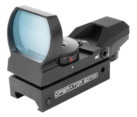 Aim Sports RT40E1 Operator Edition Reflex Sight Black Anodized 1x 24x34mm Red/Green Multi Reticle