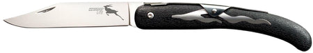 Cold Steel CS20KJ Kudu Lite 4.25" Folding Plain Polished 5Cr15MoV SS Blade, Black Woodgrain Zy-Ex Slip Joint Handle