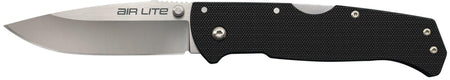 Cold Steel Air Lite Folding Knife 3.50" Drop Point AUS-10A Stainless Blade Black G10 Handle