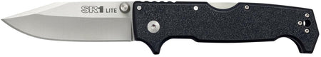 Cold Steel SR1 Lite Folding Knife 4" Clip Point 8Cr13MoV Stainless Blade Black Griv-Ex Handle