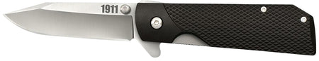Cold Steel 1911 Folding Knife 3" Clip Point 4034 SS Blade Black Checkered Griv-Ex Handle