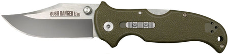 Cold Steel Bush Ranger Lite Folding Knife 3.50" Clip Point 8Cr13MoV Stainless Blade Black GFN Handle