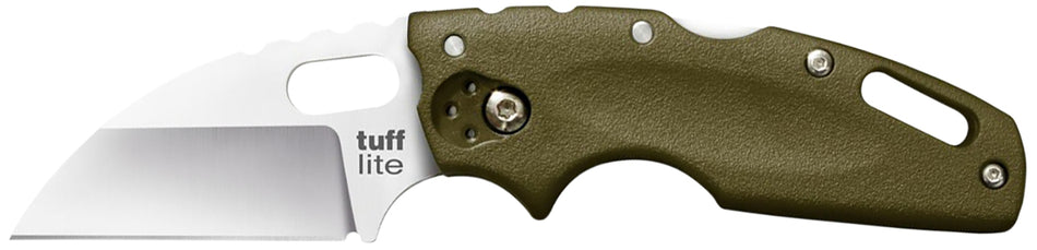 Cold Steel Tuff Lite Folding Knife 2.50" Clip Point AUS-8A Stainless Blade OD Green Griv-Ex Handle