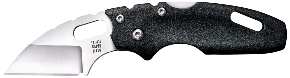 Cold Steel Tuff Lite Mini Folding Knife 2" Sheepsfoot 4034 SS Blade Black Griv-Ex Handle