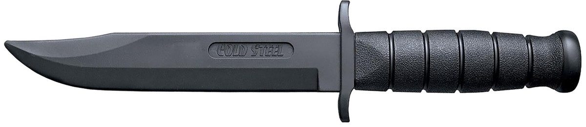 Cold Steel CS92R39LSF Leatherneck SF Rubber Trainer 7" Fixed Plain Santoprene Blade Black Santoprene Handle
