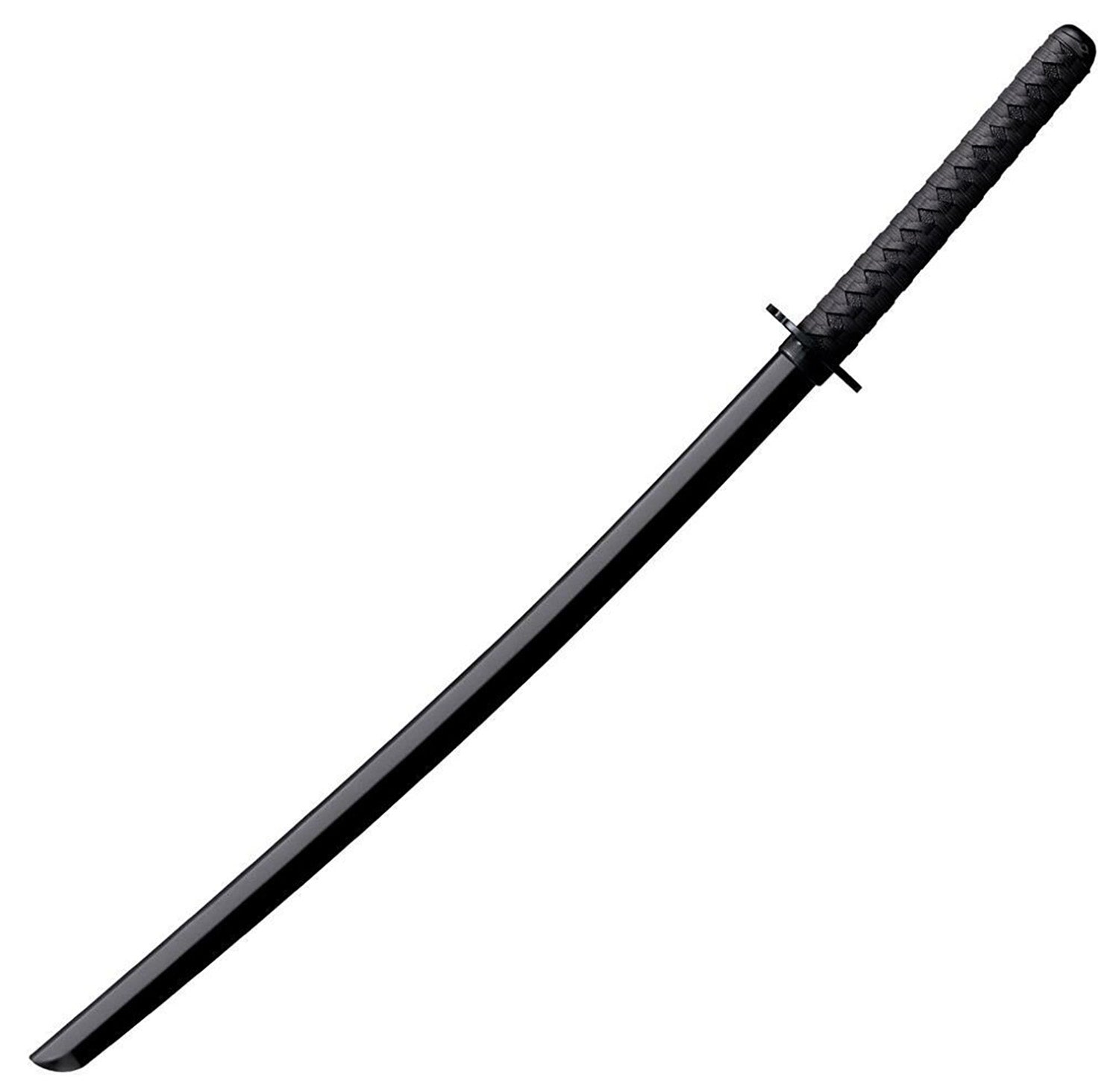 Cold Steel CS92BKKC Bokken Training Sword 30" Fixed Black Polypropylene Blade with Imitation Cord Wrap Handle