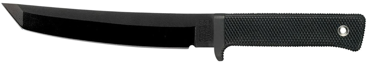 Cold Steel CS49LRT Recon Tanto 7" Fixed Tanto Plain SK-5 Steel Blade Black Tuff-Ex Finish Black Kray-Ex Handle with Sheath