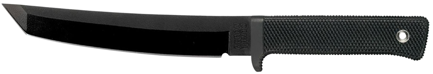 Cold Steel CS49LRT Recon Tanto 7" Fixed Tanto Plain SK-5 Steel Blade Black Tuff-Ex Finish Black Kray-Ex Handle with Sheath