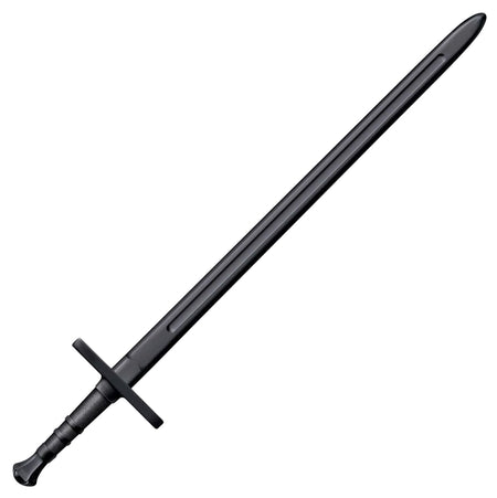 Cold Steel CS92BKHNH Hand & A Half Training Sword 34" Fixed Plain Black Polypropylene Blade