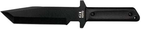 Cold Steel CS80PGTK G.I. Tanto 7" Fixed Tanto Plain 1055 Carbon Steel Blade Black Polypropylene Scales with Sheath