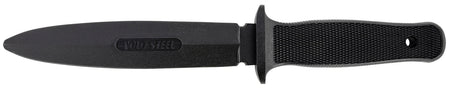 Cold Steel CS92R10D Peace Keeper I Rubber Trainer 7" Fixed Plain Santoprene Blade Black Santoprene Handle