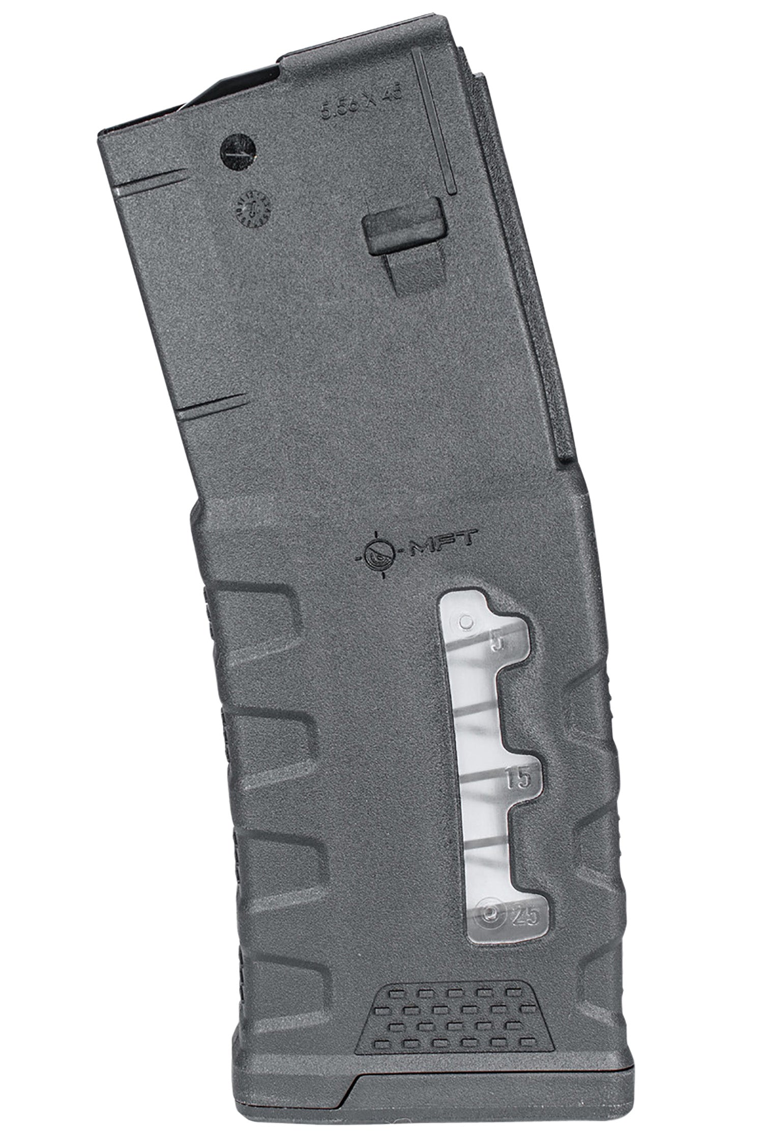 Mission First Tactical EXDPM556WBL Extreme Duty 30-Round .223/5.56 AR-15/M4 Magazine Black Polymer w/Window