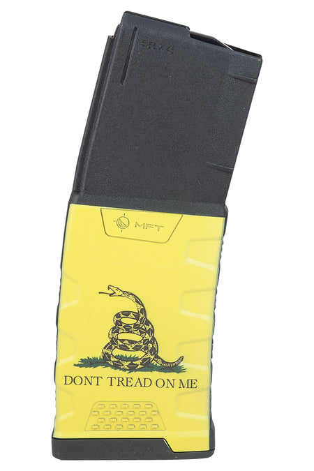 Mission First Tactical EXDPM556GF Extreme Duty 30-Round .223/5.56 AR-15/M4 Magazine Black w/Gadsden Flag Polymer