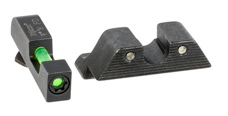 Trijicon 601102 DI Night Sight Set Green Tritium Fiber Optic Front Black Outline for Glock