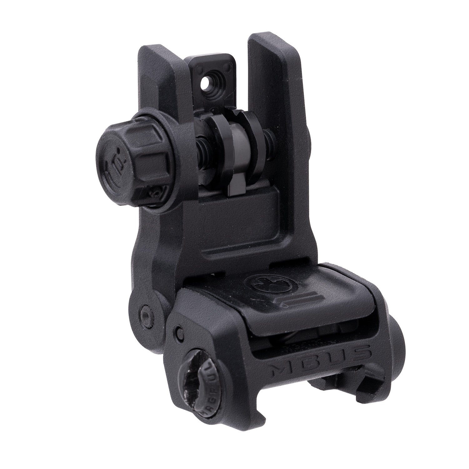 Magpul MAG1167-BLK MBUS 3 Flip-Up Rear Sight Black for AR-10/AR-15/M4/M16