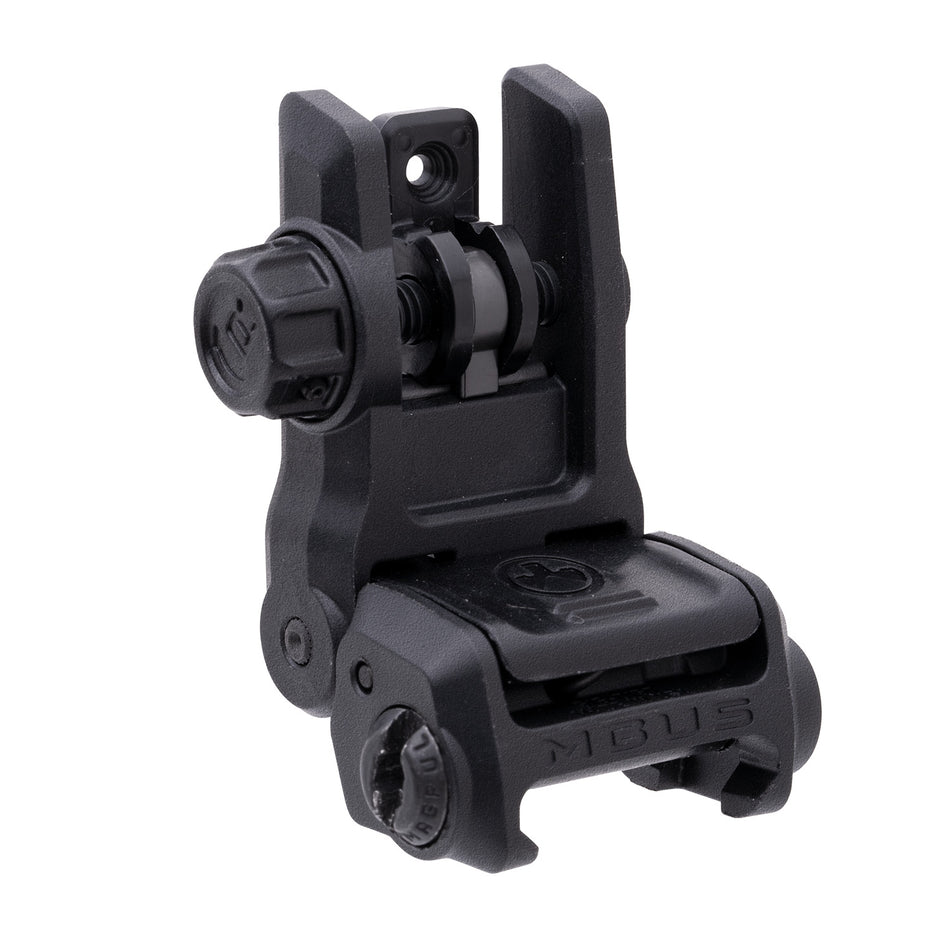 Magpul MAG1167-BLK MBUS 3 Flip-Up Rear Sight Black for AR-10/AR-15/M4/M16