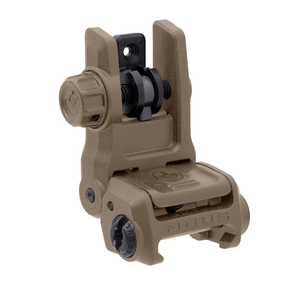Magpul MAG1167-FDE MBUS 3 Flip-Up Rear Sight Flat Dark Earth AR-10/AR-15/M4/M16