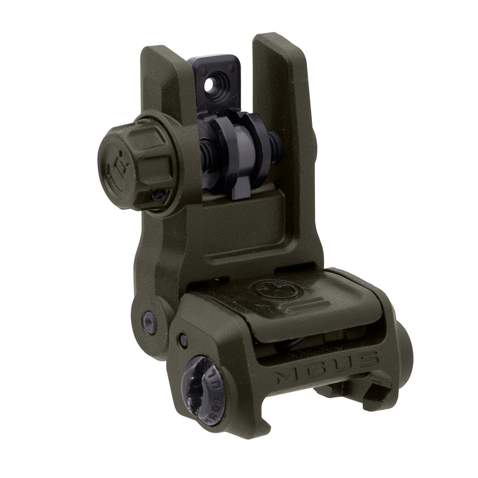 Magpul MAG1167-ODG MBUS 3 Flip-Up Rear Sight Olive Drab Green AR-10/AR-15/M4/M16
