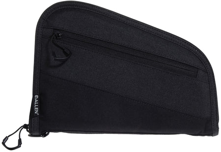 Allen 7749 Auto-Fit 2.0 Handgun Case Black Foam Padding Knit Interior Exterior Pocket for Compact Semi-Autos 9" L