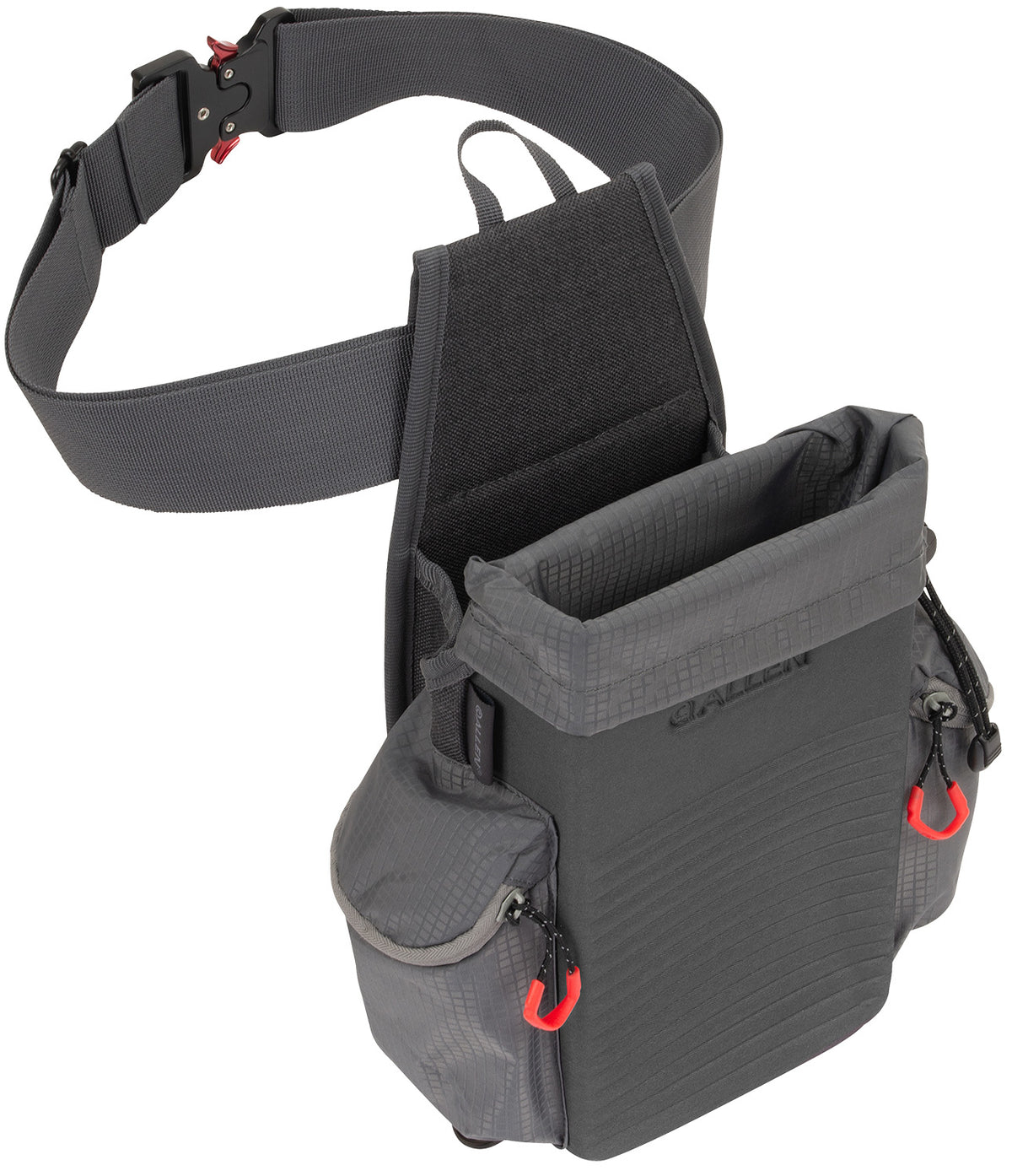 Allen 8317 Competitor All-In-One Gray EVA Shell Bag for Trap and Skeet Shooters with Removable Hull Bag