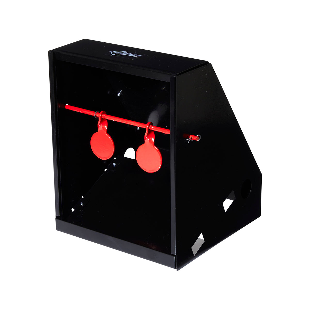 EZ-Aim 15429 Air Gun Pellet Shooting Target and Trap, Red Steel Circle
